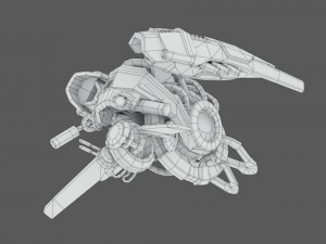 drone v4 scifi 3D Модель
