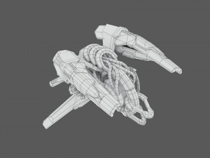 drone v4 scifi 3D Модель