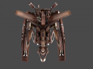 drone v4 wood 3D-Modell