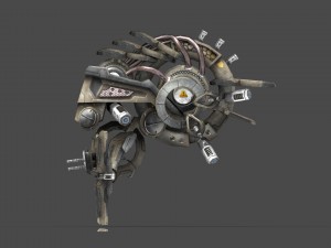 drone v5 scifi Model 3D