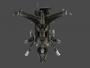 drone v5 scifi Model 3D