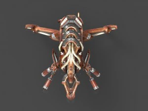 drone v5 wood 3D Model