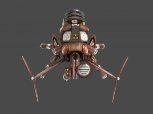 drone v5 wood 3D Model
