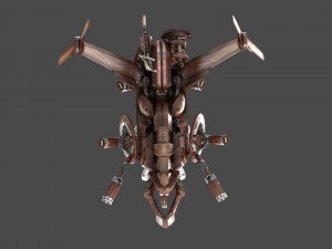 drone v5 wood Model 3D