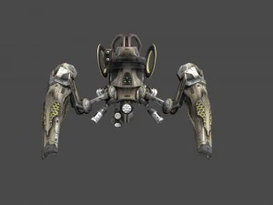 drone v6 ragno scifi Modello 3D