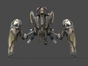 drone v6 spider scifi Modelo 3D