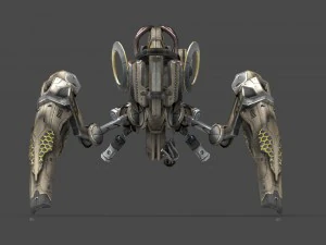 drone v6 ragno scifi Modello 3D