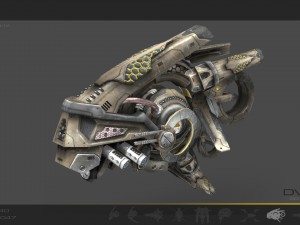 drone v7 scifi 3D 模型