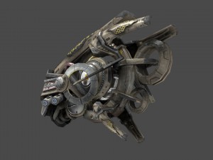 drone v7 scifi Model 3D