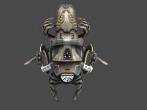 drone v7 scifi Model 3D