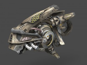 drone v7 scifi Model 3D