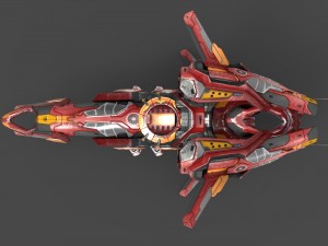drone v8 red manga Modelo 3D