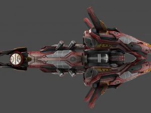 drone v8 red manga 3D Model