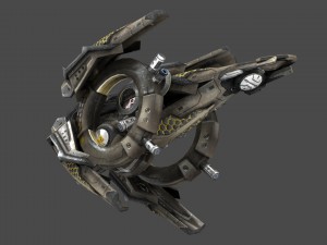 drone v9 scifi 3D Модель