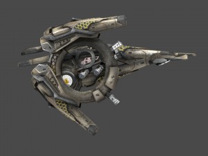 drone v9 scifi 3D Модель