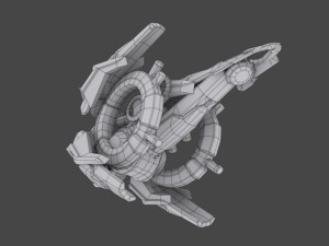 drone v9 scifi 3D Модель