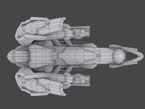 drone v9 scifi 3D Модель