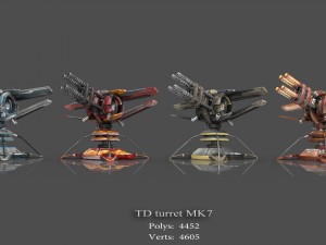 tower defense pack 3D Модель