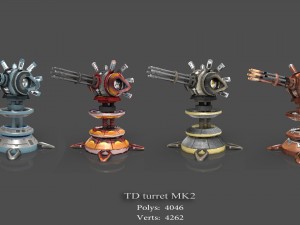 tower defense pack 3D Модель