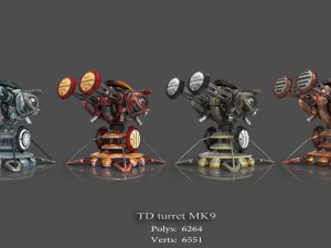 tower defense pack 3D Модель