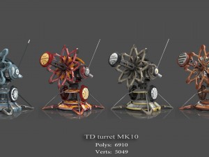tower defense pack 3D Модель