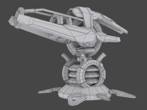 pack de d&eacute;fense de tour Modèle 3D