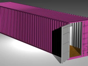 컨테이너 3D 모델