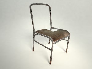 abandoned chair Modèle 3D