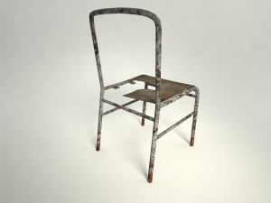 abandoned chair Modèle 3D