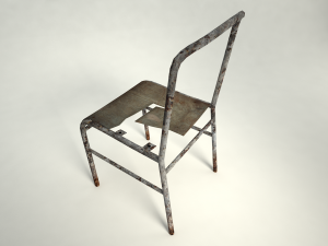 abandoned chair Modèle 3D