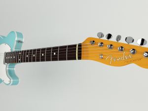 fender 62 telecaster bound rw ot 3D Model