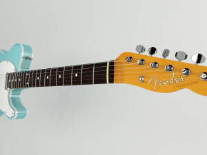Fender 62 电视广播员绑定 rw ot 3D 模型