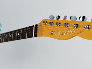 fender 62 telecaster bound rw ot 3D Model