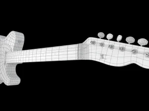 fender 62 telecaster bound rw ot 3D Model