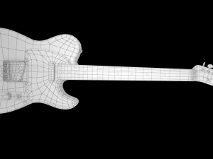 fender 62 telecaster bound rw ot 3D Model