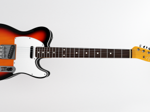 fender 62 telecaster bound rw 3cs Modèle 3D