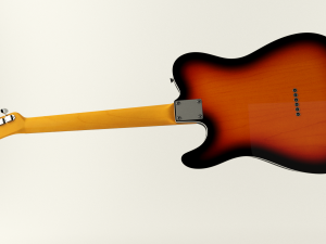 fender 62 telecaster bound rw 3cs Modèle 3D