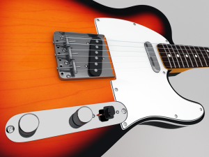 fender 62 telecaster bound rw 3cs Modèle 3D