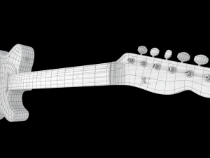 fender 62 telecaster bound rw 3cs Modèle 3D