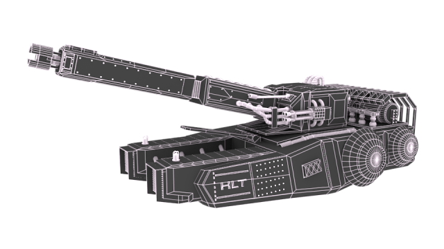 siege tank 3D Model .c4d .max .obj .3ds .fbx .stl .blend 