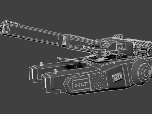 siege tank 3D Model