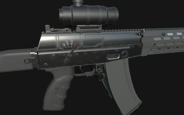 ak-12 Modèle 3D .c4d .max .obj .3ds .fbx .stl .blend 