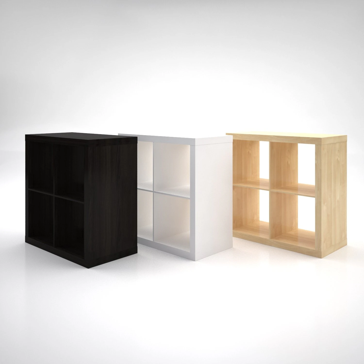 ikea kallax 3D Model .c4d .max .obj .3ds .fbx .stl .blend 