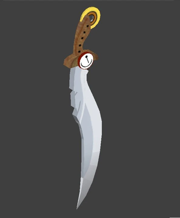 sword time clock 3D Model .c4d .max .obj .3ds .fbx .stl .blend 