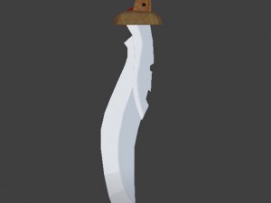 sword time clock 3D Модель