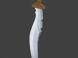 sword time clock 3D Model