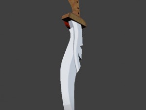 sword time clock 3D Модель