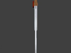 sword time clock 3D Model