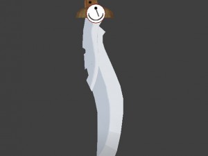 sword time clock 3D Модель