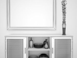 console tables 3D 모델